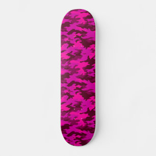 Rosa Camouflage Girls Skateboard