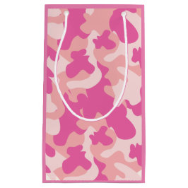 Rosa Camouflage-Girly Geschenk-Tasche Kleine Geschenktüte