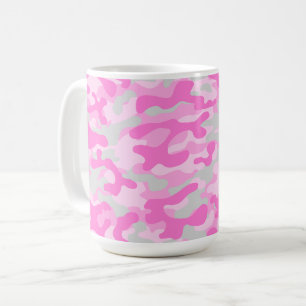 Rosa Camouflage Kaffeetasse