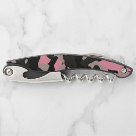 Rosa Camouflage Kellnermesser