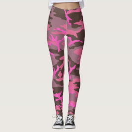 Rosa Camouflage Leggings