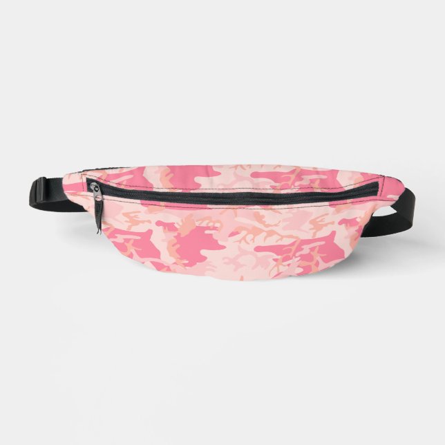 Rosa Camouflage, Militär, Armee Bauchtasche (Vorderseite)