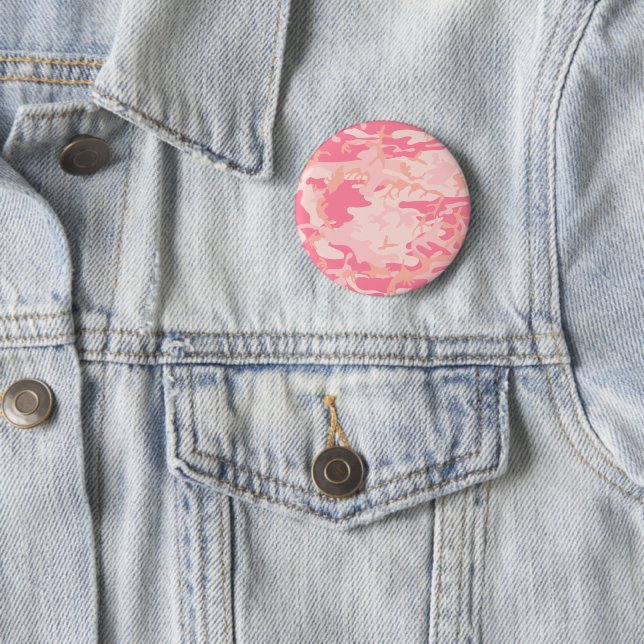 Rosa Camouflage, Militär, Armee Button (Beispiel)