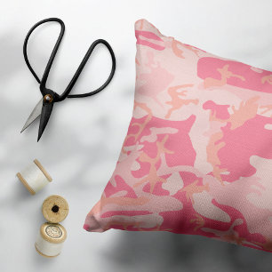 Rosa Camouflage, Militär, Armee Dekokissen