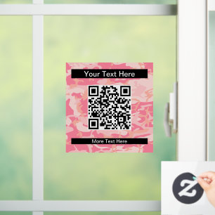 Rosa Camouflage, Militär, Armee Fensteraufkleber