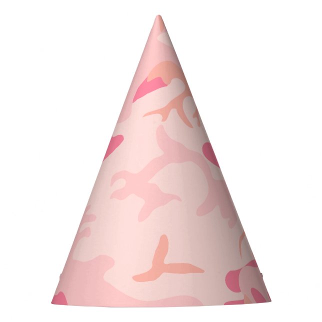 Rosa Camouflage, Militär, Armee Partyhütchen (Vorderseite)