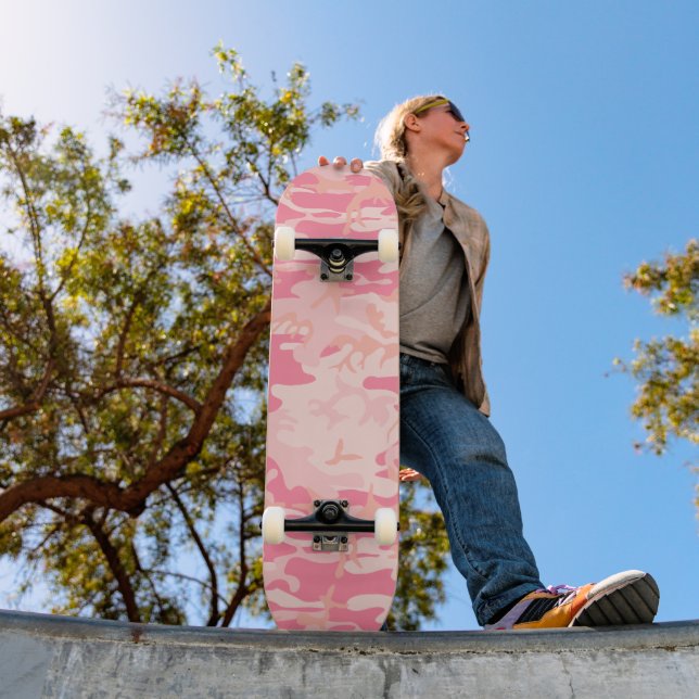 Rosa Camouflage, Militär, Armee Skateboard (Außenbereich 1)
