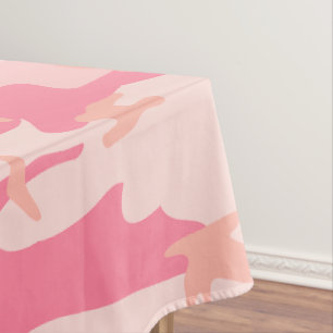 Rosa Camouflage, Militär, Armee Tischdecke