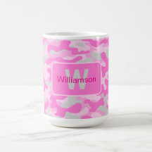 Rosa Camouflage mit Personalisierung
