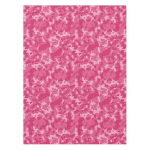 Rosa Camouflage-Muster Tischdecke