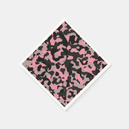 Rosa Camouflage Serviette