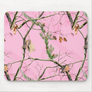 Rosa Camouflage-Tarnungs-Jagd-Mädchen-wirkliche Mousepad
