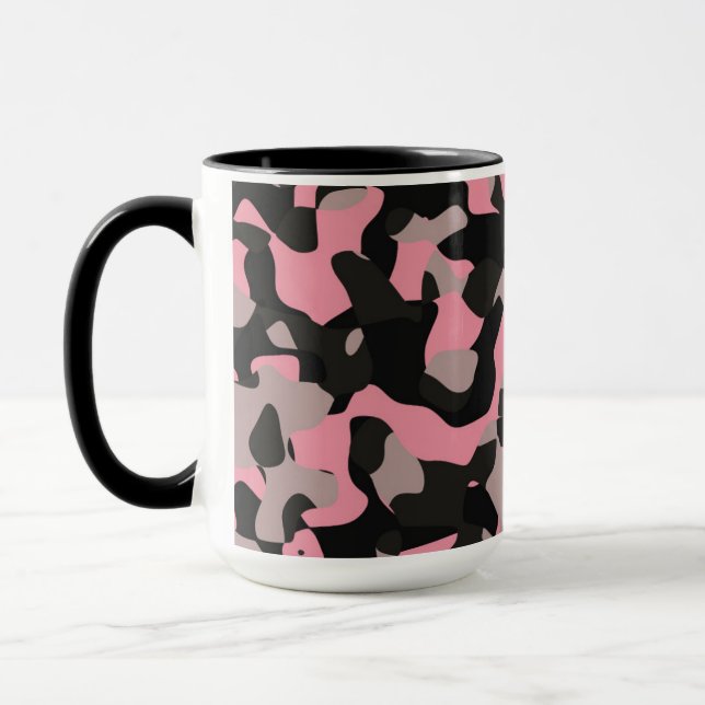 Rosa Camouflage Tasse (Links)