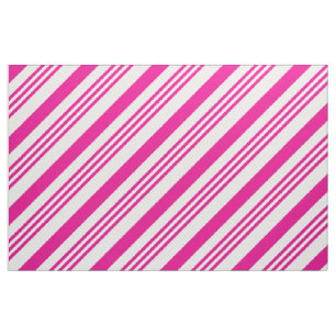 Rosa Candy Cane Streifen Art 1 Stoff