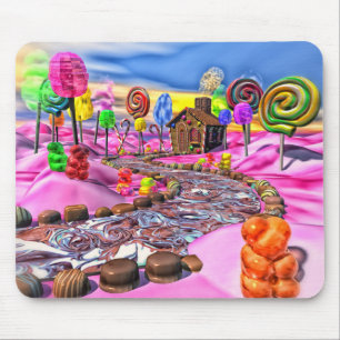 Rosa Candyland Mousepad
