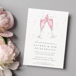 Rosa Champagne | Bridesmaids Einladung