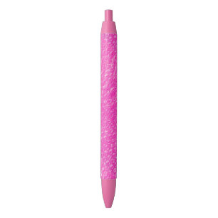 Rosa Champagne-Pop-Blasen-Neonverpackung Kugelschreiber