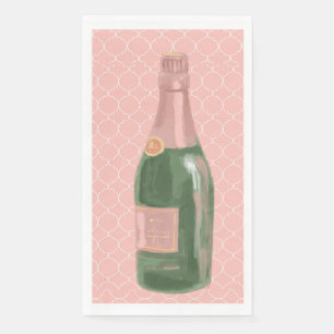Rosa Champagner Rose Rosé Serviette