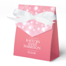 Rosa Champagnerbläschen Gastgeschenk Hochzeit