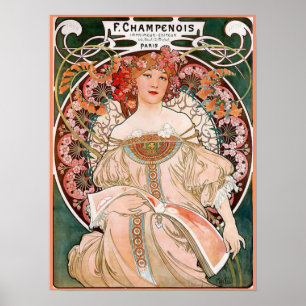 Rosa Champagnerprint Poster
