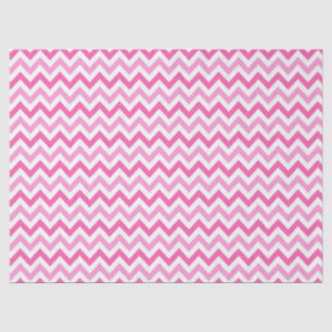 Rosa Chevron-Brustkrebs-Bewusstseinsmuster Seidenpapier