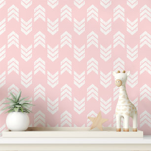 Rosa Chevron-Pfeil Tapete