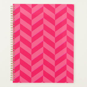 Rosa Chevron Stylisch Planer