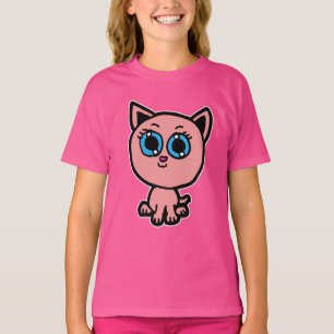 Rosa Chibi-Kätzchen T-Shirt