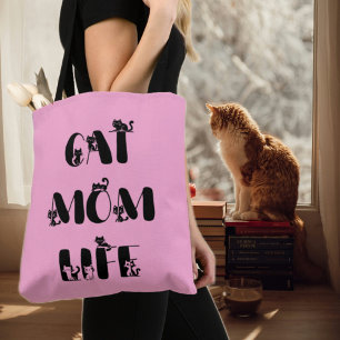 Rosa Chic Katze Mutter Leben Süße Muttertag