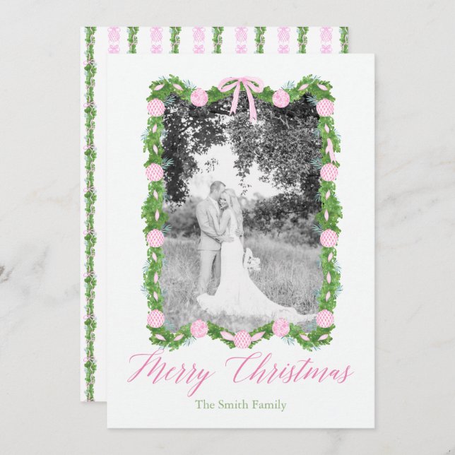 Rosa Chinoiserie Museo Cantonale d'Arte Einladung (Vorne/Hinten)