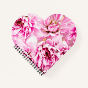 Rosa Chrysanthemum-Blume Notizbuch
