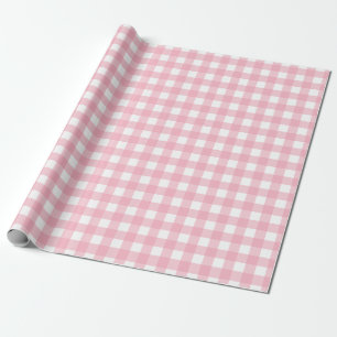 Rosa Classic Buffalo Kariert Pattern Untersetzer Geschenkpapier