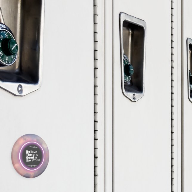 rosa Cloud Light Ring Message Magnet (In Situ (Schrank))