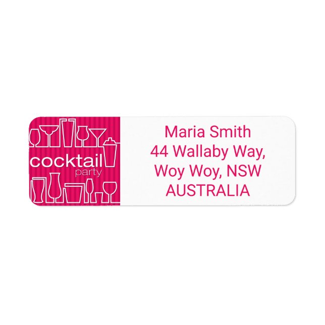 Rosa Cocktail Party (Vorne)