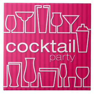 Rosa Cocktail Party Fliese