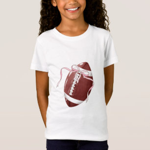 Rosa Coquette-Fußballshirt, Fußball-Mama-Shirt, T-Shirt