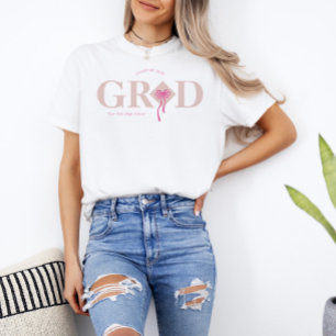 Rosa Coquette-Schleife Abschlussklasse 2026 Gradui T-Shirt
