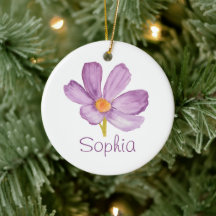 Rosa Cosmos OKTOBER Geburtsblume mit individuellem