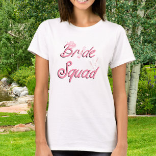 Rosa Cowboy-Hut mit Blume Bridgeplänkel T-Shirt