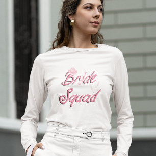 Rosa Cowboy-Hut mit Blume Bridgeplänkel T-Shirt