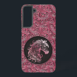 Rosa Cowgirl mit Blumenmotiven aus Leder Samsung Galaxy Hülle<br><div class="desc">Rosa Cowgirl Blumengeflecht Leder-Design mit Blumenkopf, Western Stil Leder Design. Erhältlich in mehr Farben. Für Pferdefreunde, Reiter.</div>