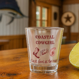 Rosa Cowgirl Schnapsglas