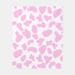 Rosa Cowprint Fleece Blankon