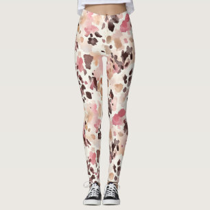 Rosa Creme Brown Leopard Leggings
