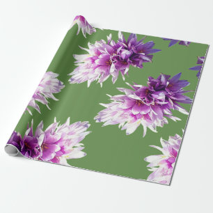 Rosa Crocus Blume Geschenkpapier