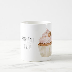 Rosa Cupcake Eichel Kaffeetasse