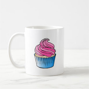 Rosa Cupcake Kaffeetasse