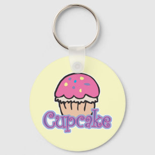 Rosa Cupcake Schlüsselanhänger