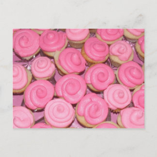 Rosa Cupcakes Postkarte