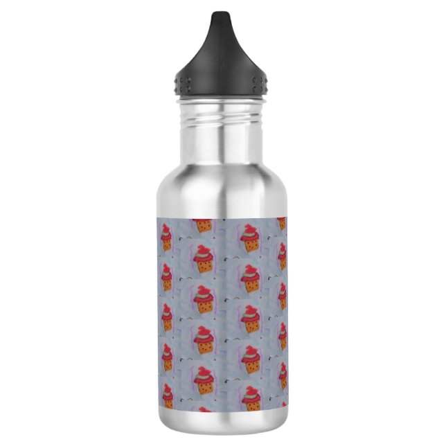 Rosa Cupcakes Wasser Flasche Edelstahlflasche (Links)
